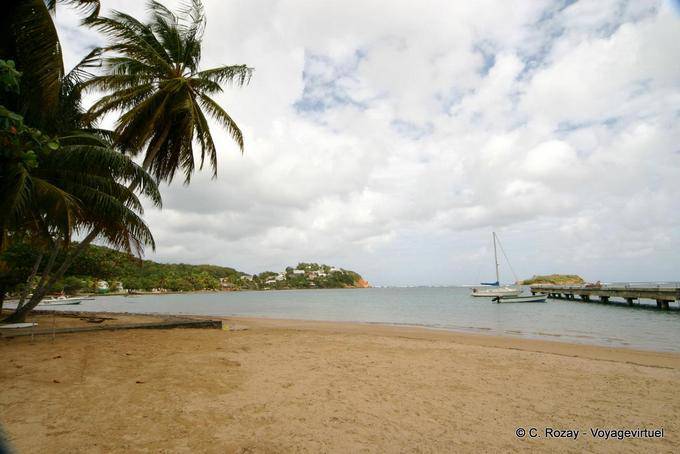 Plage de Tartane sur la presqu'île de La Caravelle - Martinique