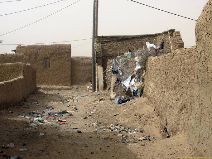 Plastiques et autres déchets, M'bout, Mauritanie