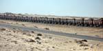 Train de minerai, Nouadhibou, Mauritanie.