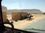 Vue depuis la cabine du camion, Route de l'Espoir, Mauritanie.