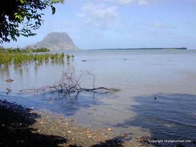 Paysage de bord de mer, La Gaulette, île Maurice