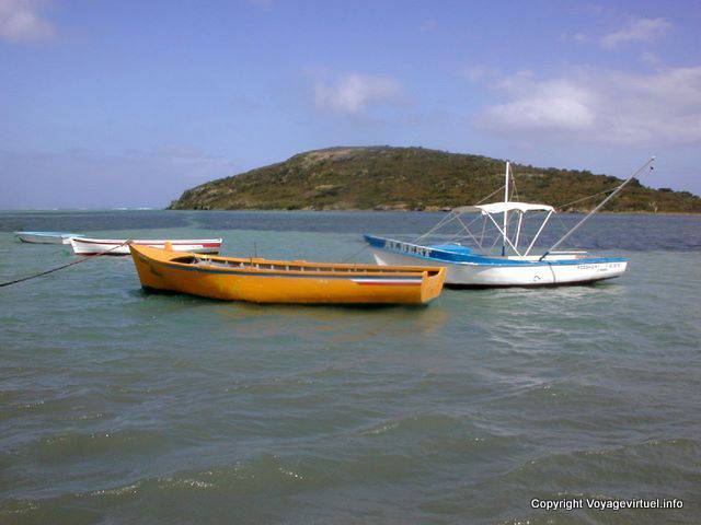 Petits bateaux, Le Morne, île Maurice