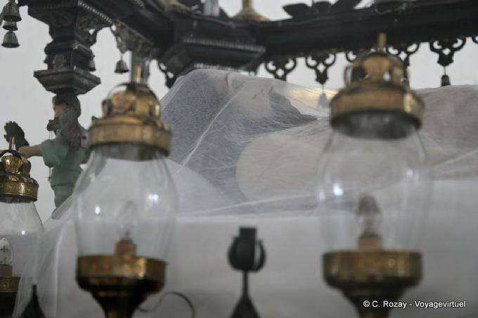 Le Christ en suaire, intérieur de la Cathédrale, Campeche - Mexique
