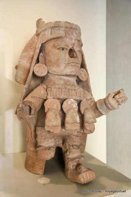 Statuette maya, Museo Archeologia Maya, Campeche - Mexique