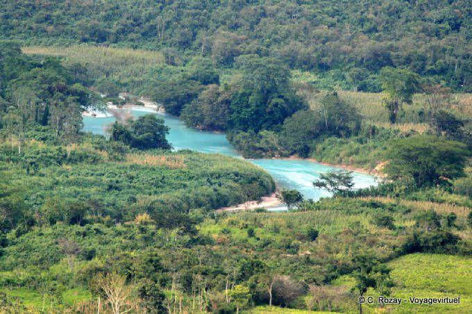 Chiapas, Agua Azul - Mexique