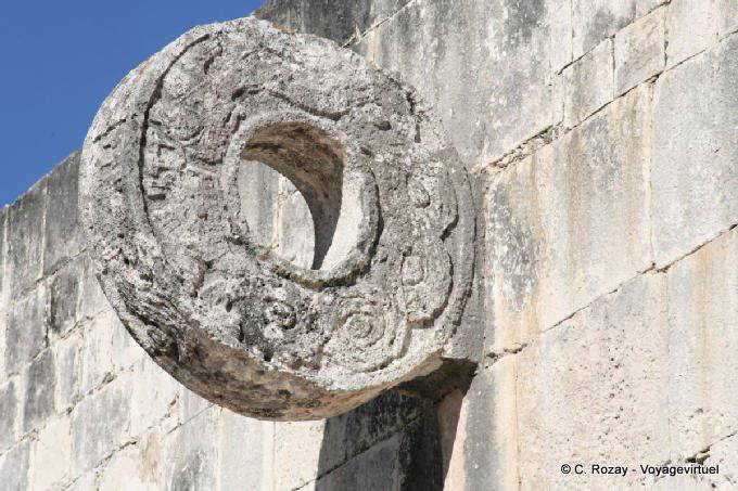L'anneau du Juego de Pelota, Chichen Itza - Mexique
