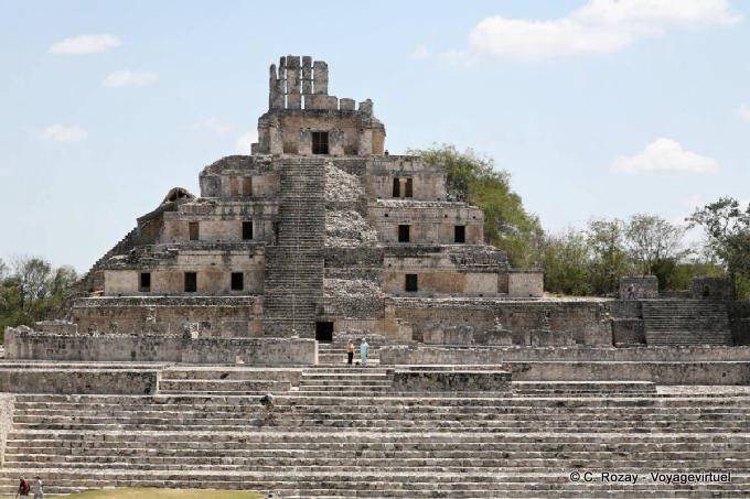 Edificio de los 5 Pisos, Edzná - Mexique
