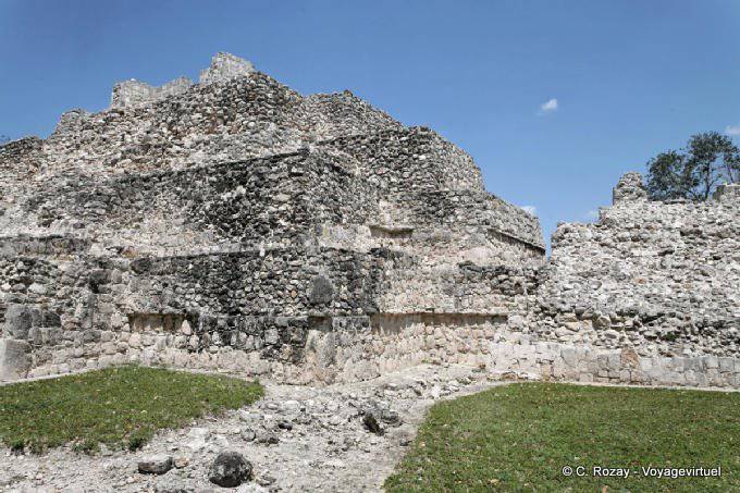 La Grande Maison, Nohochna, Edzná - Mexique