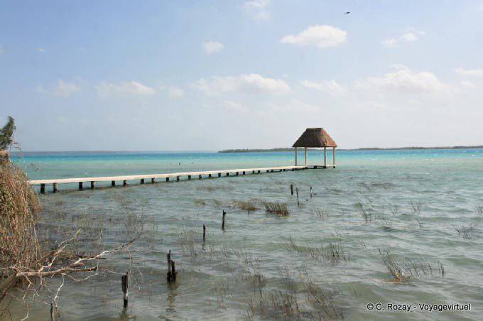 Le lac de sept couleurs, Laguna de Bacalar - Mexique
