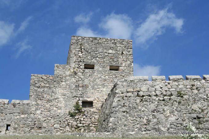 Tour de la forteresse de San Felipe, Laguna de Bacalar - Mexique
