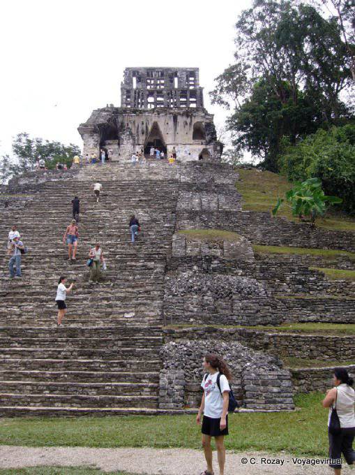 Le temple de la Croix à Lakam Ha, Palenque - Mexique