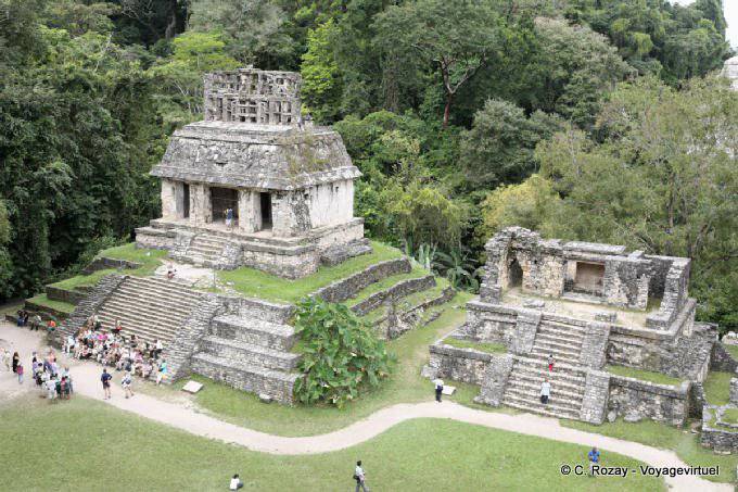 Le temple du Soleil, Palenque - Mexique