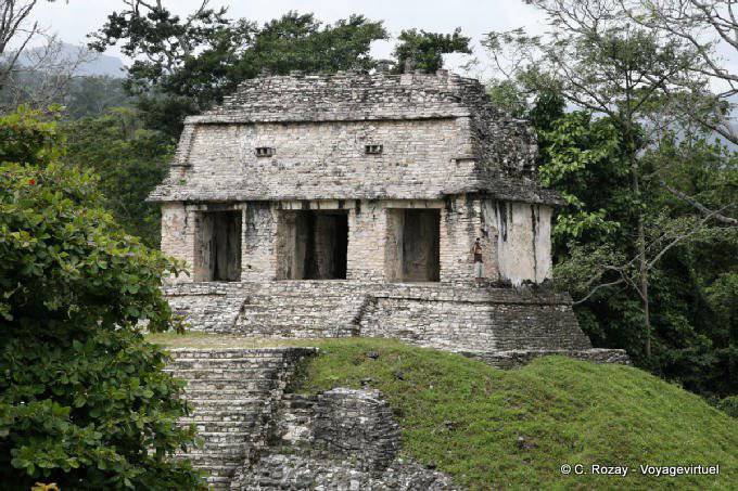 Portique à trois entrées du temple du Comte, Palenque - Mexique