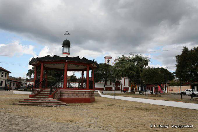 Kiosque, Plazuela del Cerrillo, San Cristobal de Las Casas - Mexique