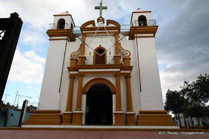 La façade, église de la Guadalupe, San Cristobal de Las Casas - Mexique
