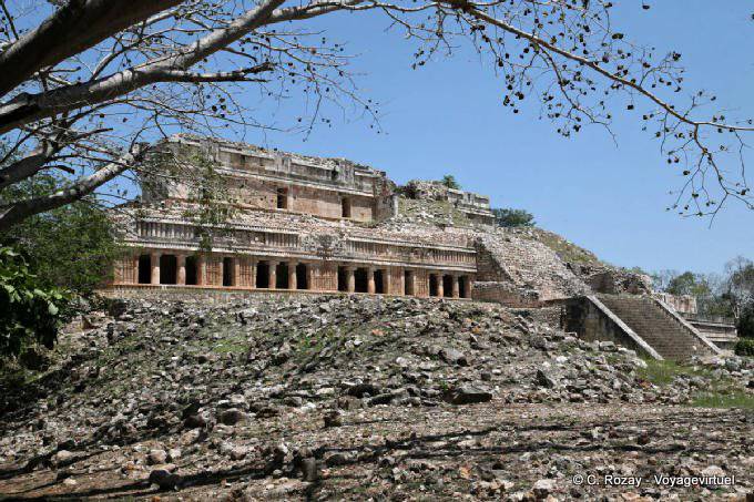 Le palais nord, Sayil - Mexique
