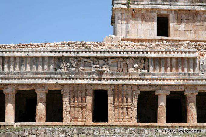 Architecture Puuc du Palais Nord, Sayil - Mexique