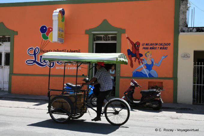 Le triporteur, Ticul - Mexique