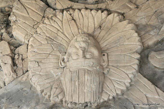 Mural de las Quatro Eras, Frieze of the Dream Lords, Tonina - Mexique