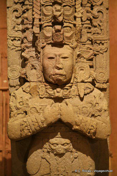 Tonina museum Chaak, Mexique