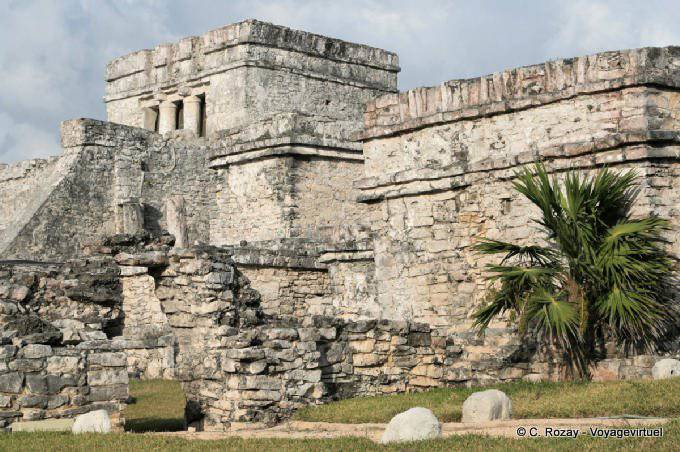 Le Temple principal, El Castillo, Tulum - Mexique