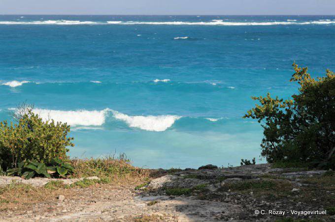 La mer des Caraibes, Tulum - Mexique