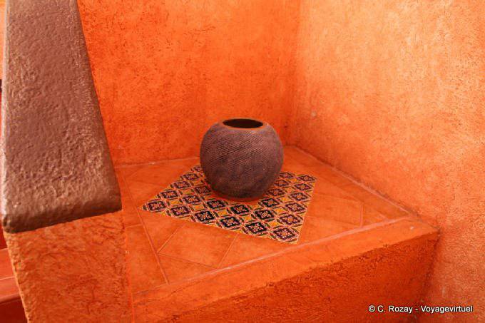 Décoration du Villas Archeologicas Hotel, Uxmal - Mexique