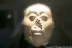 Tête sans nez, Museo Archeologia Maya, Campeche, Mexique.