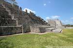 Acropole de la Lune, Temple Sud, Edzná, Mexique.