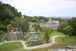 Panorama sur la Cité préhispanique, Palenque, Mexique.