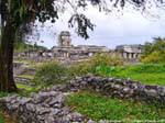 Panorama sur le Palais, Palenque, Mexique.