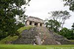 Temple de la Croix: l'explorateur Frédéric Waldecken en a fait sa maison pendant deux ans, Palenque, Mexique.