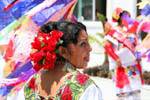 La danseuse qui tire la langue, Puerto Morelos, Mexique.