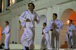 Danseurs en blanc, spectacle de danse, San Cristobal de Las Casas, Mexique.