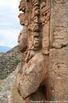 Le roi B’alam Ya Acal (Zots Choj Muan), vue de Profil, Tonina, Mexique.