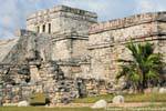 Le Temple principal, El Castillo, Tulum, Mexique.