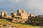 Panorama sur le Château depuis le Grand Palais, Tulum, Mexique.