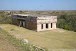 La Maison des Tortues, vue globale, Uxmal, Mexique.