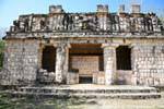 Structure du site archéologique d'Uxmal, Mexique.