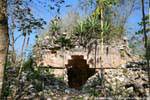 Structure cachée, Uxmal, Mexique.
