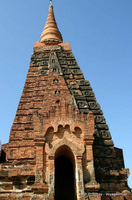 Stupa du Temple Gubyaukgyi, Bagan - Myanmar (Birmanie)
