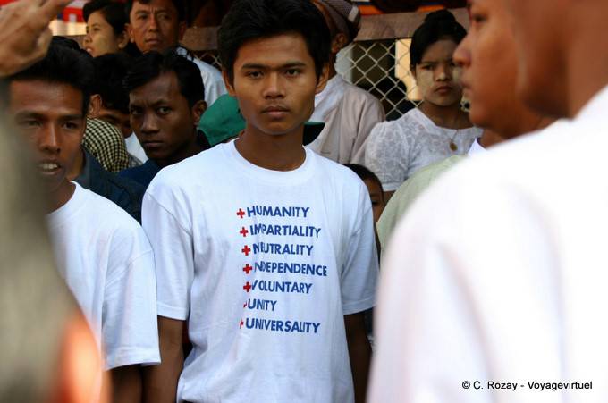 Humanity, tee-shirt, Bagan - Myanmar (Birmanie)