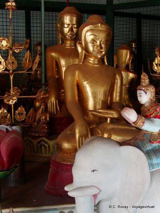 Bouddha à visage féminin, Bagan - Myanmar (Birmanie)