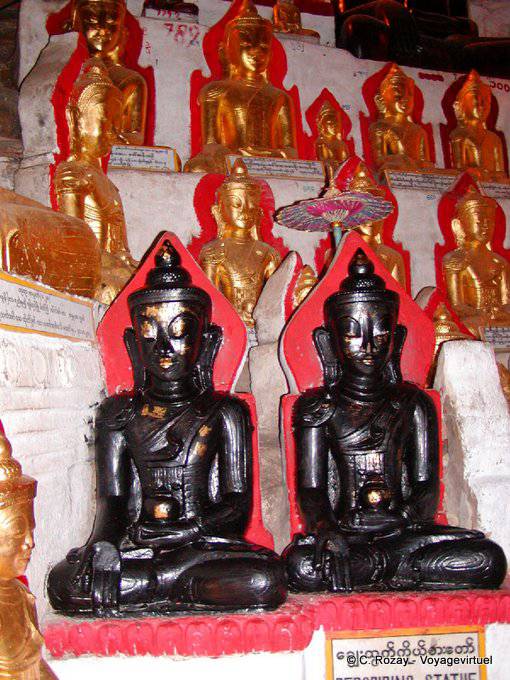 Statues des Bouddhas suintants, Grotte Pindaya - Myanmar (Birmanie)