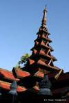 Pagode à étages, Bagaya Inwa (Awa), Mandalay, Birmanie.