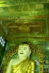 Le Bouddha vert de Sun U Ponnya Shin, Sagaing, Birmanie.