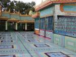Carrelage un peu fou du temple Sun U Ponnya Shin, Sagaing, Birmanie.
