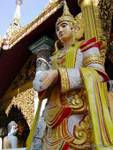 Nat gardien, pagode de Shwedagon, Yangon, Birmanie.