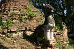 Garuda en forme de griffon, site de Sankar, Birmanie.