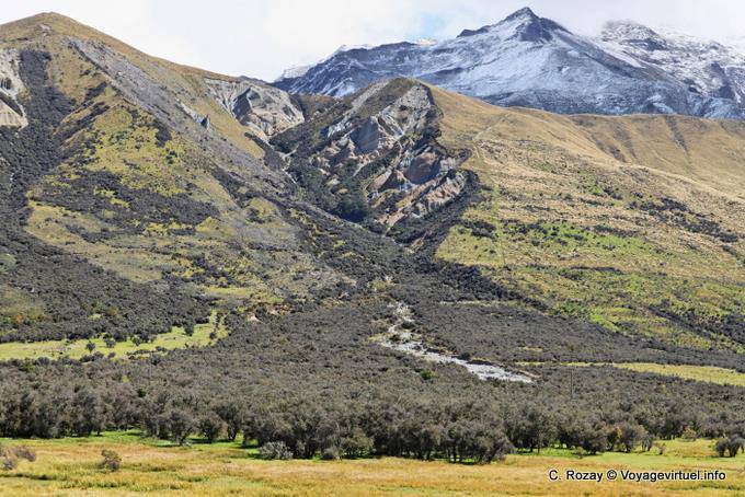 Landscape, Mount Cook Road, Canterbury - Nouvelle-Zélande